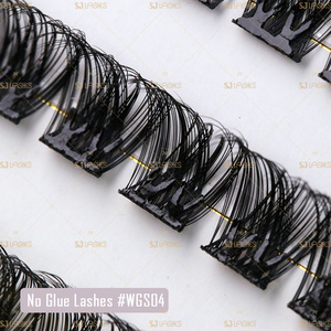 EYELASH New Arrival Pre-Bond Technology Long Lasting Press On Lashes Individual Self Adhesive Lashes No Glue Diy Eyelashes