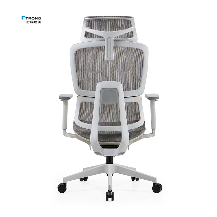 Factory Wholesale Adjustable Armrest Modern Swivel High Back Mesh Office Chair