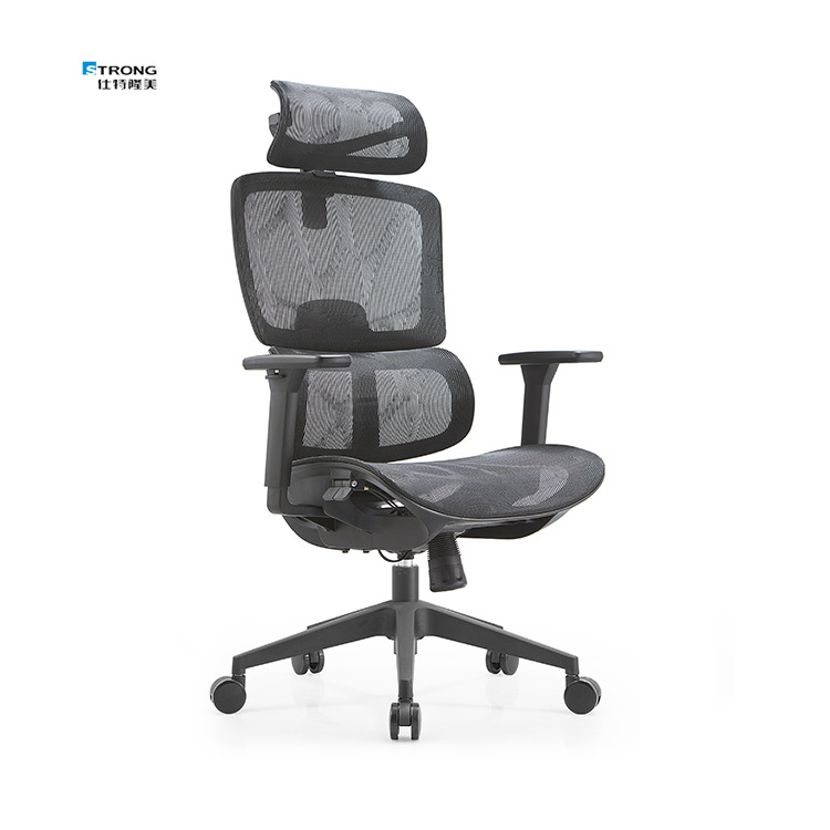 High End Factory Custom Full Mesh Ergonomic Office Chair With Headrest