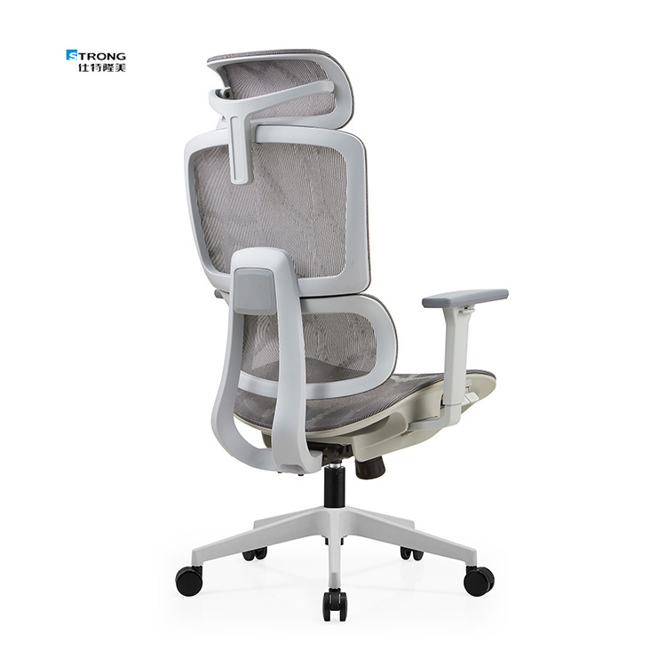 Factory Wholesale Adjustable Armrest Modern Swivel High Back Mesh Office Chair