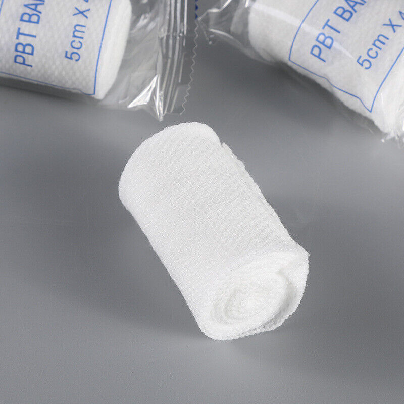 SJ Medical Elastic Cotton Gauze Roll Individual Pack Wound Dressing Sterile Wraps Medical Gauze Bandage