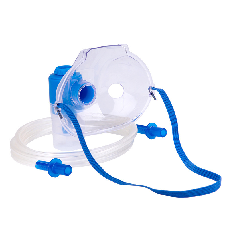 Strap Medic Rebreather Oxygen Nebulizer Mask with Tubing Classical Design Special Grade Pvc Adjustable Elastic Adult and Child