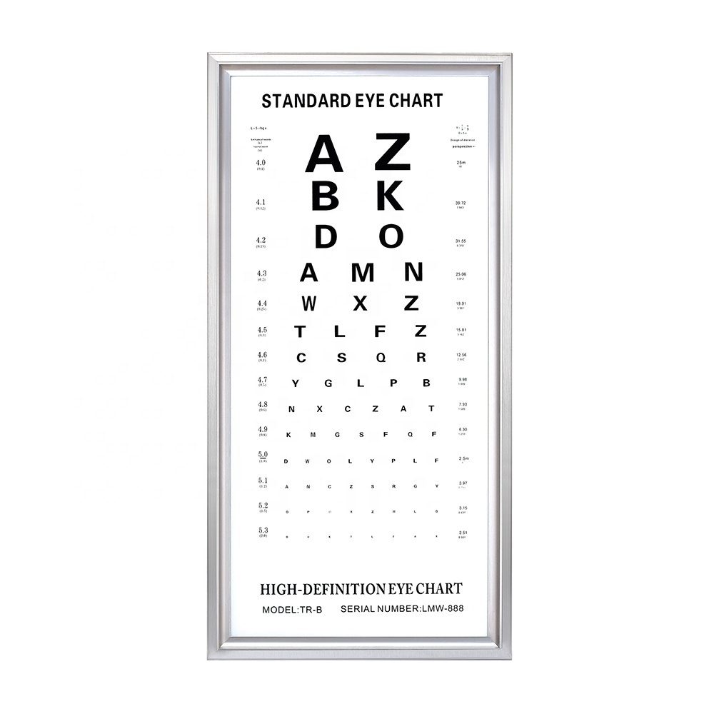 SJ Optics LY-23C Visual Acuity Led Vision Testing Chart with 2.5m Eye Test Vision Chart Projector