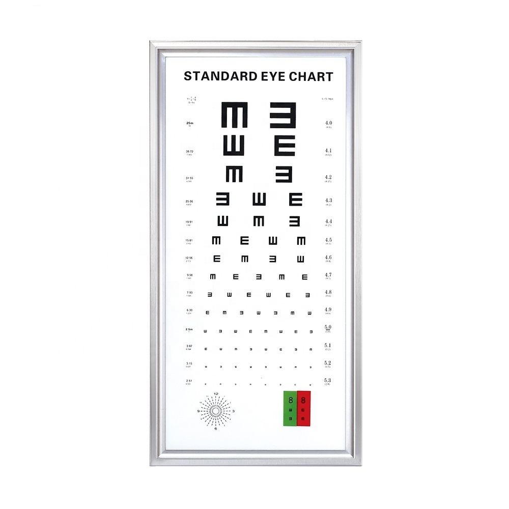 SJ Optics LY-23C Visual Acuity Led Vision Testing Chart with 2.5m Eye Test Vision Chart Projector