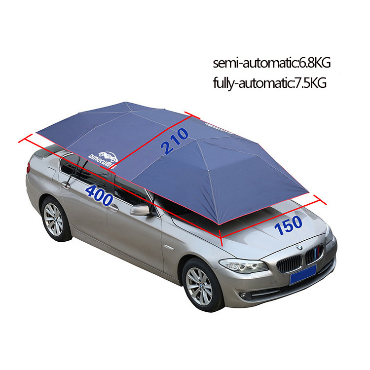 Factory price customized automatic sun protection car umbrella