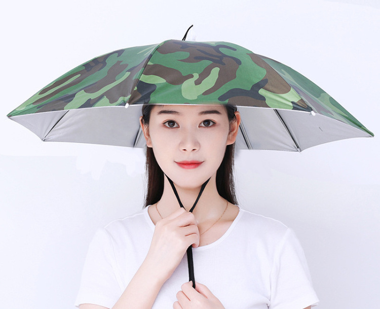 promotional customized fishing umbrella hat,hat umbrella,kids umbrella