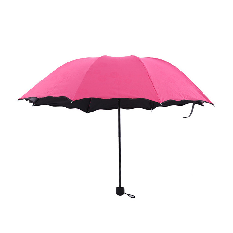 Cheap novelty umbrella UV protection blossom umbrella with water sprinkling