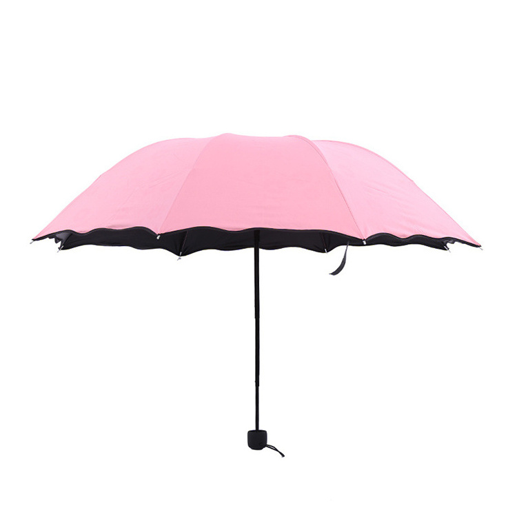 Cheap novelty umbrella UV protection blossom umbrella with water sprinkling