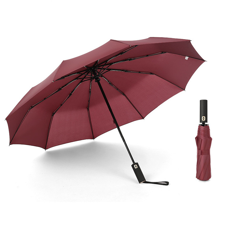 10k High Quality Automatic Collapsible Umbrella With Custom Logo