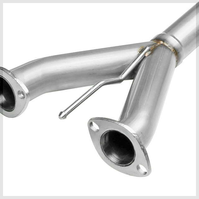 Stainless Steel Dual Muffler 4 Inch Burnt Tip Catback Exhaust System for 09-15 Nissan Maxima