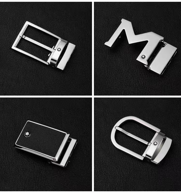 Design Your Own LOGO Hardware Private Silver Plating Custom Hollow Letter Logo Metal Brand Name Plate Belt Buckles