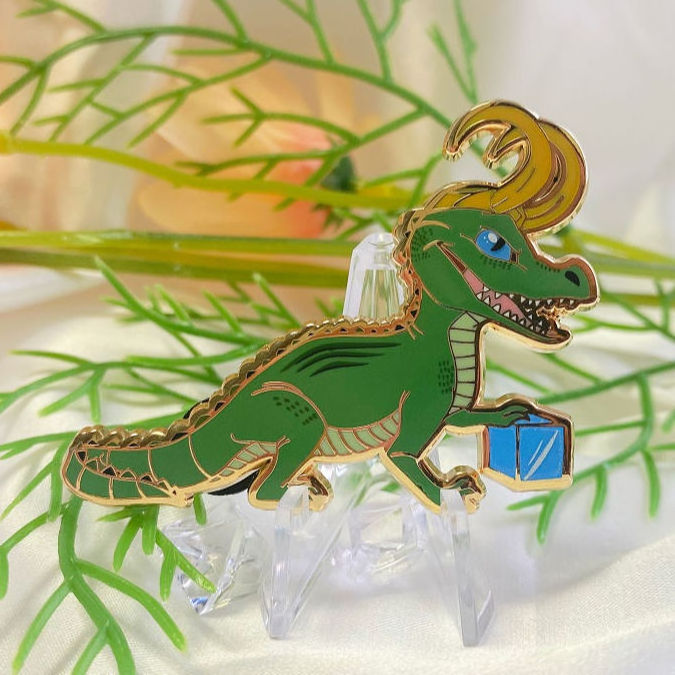 Wholesale Animal Cartoon Metal Brooch Hat Pins Anime Lapel Badge Custom Glitter Enamel Frame Pin For Hat