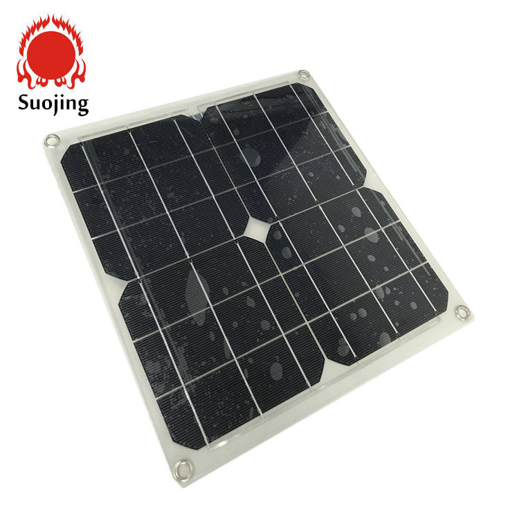 12V Monocrystalline 5w 10w 15w 20w 30w 40w 50w Flexible Solar Panel for boats rv roof