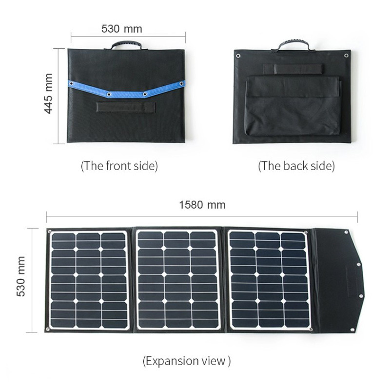 100W 120W 18V folding solar panel portable foldable solar panel for outdoor camping solar panel charger