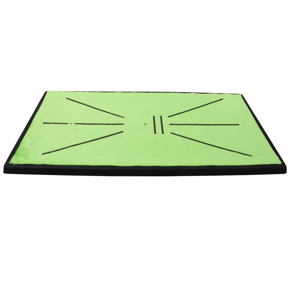 Rubber Base Swing Practice Golf Mat Indoor Swing Detection Hitting Golf Training Mat