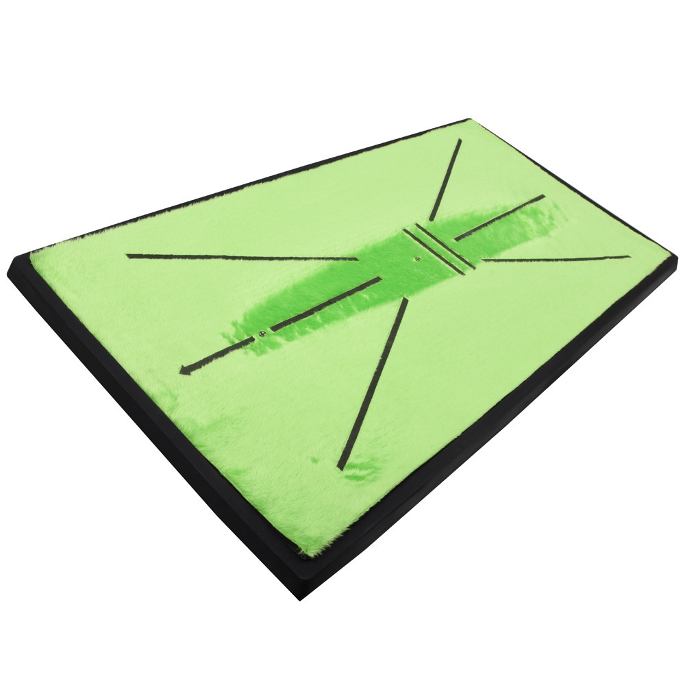 Rubber Base Swing Practice Golf Mat Indoor Swing Detection Hitting Golf Training Mat