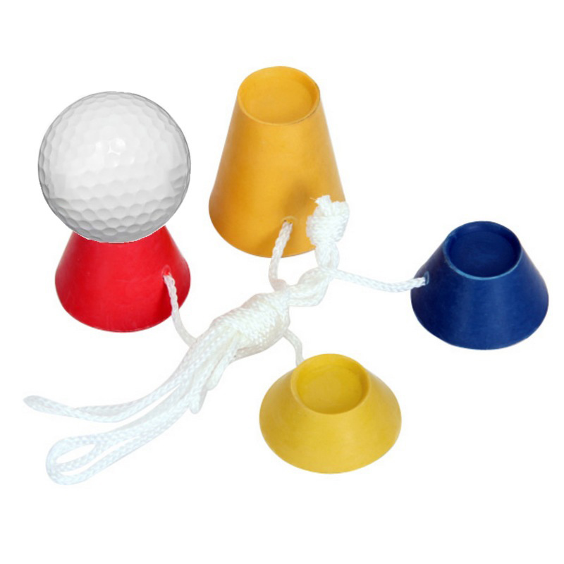 Jumbo Rubber Winter Golf Tees Golf Accessory Hot Different Heights 0.5 0.7 0.9 1.5 Inch with Rope for Golfer New Golf Tee