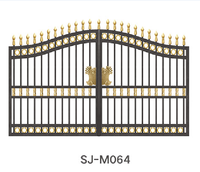 Aluminum single swing driveway gates and aluminum garden gates for sale