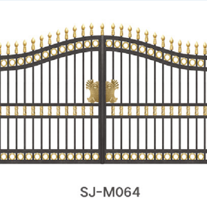 Aluminum single swing driveway gates and aluminum garden gates for sale