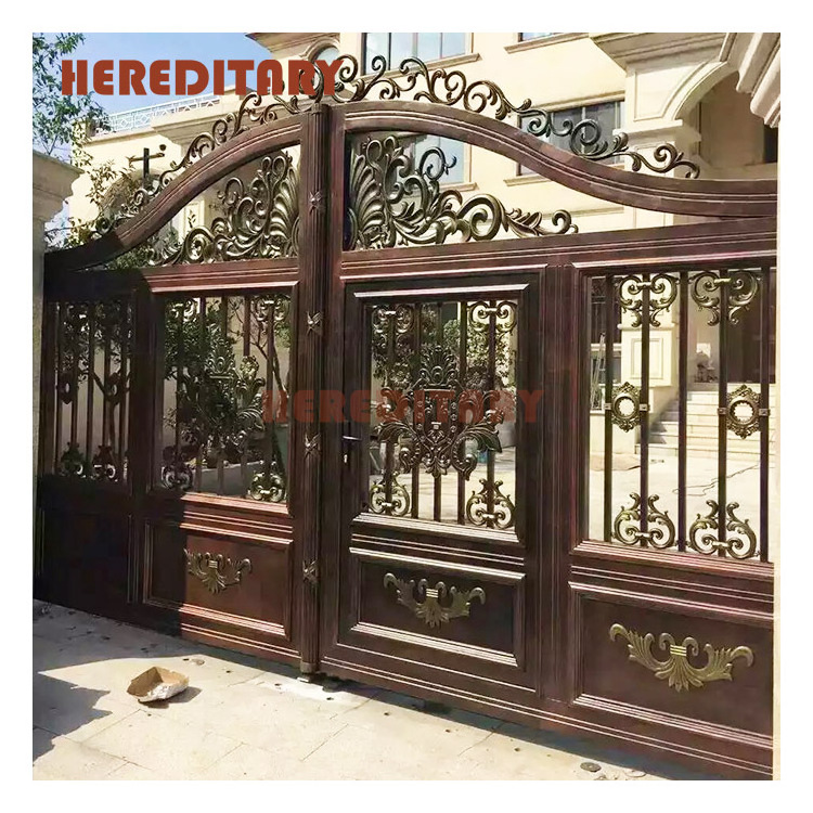 Iron fancy farm house gate indian house and wrought iron side gates