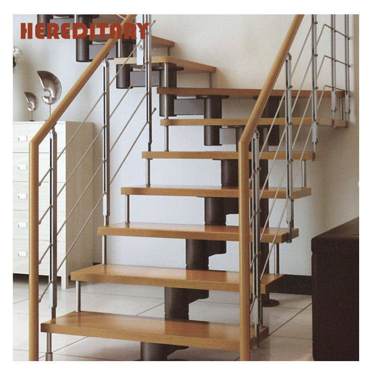 Lowes outdoor wrought iron rod railing staircase wood steps floating stairs