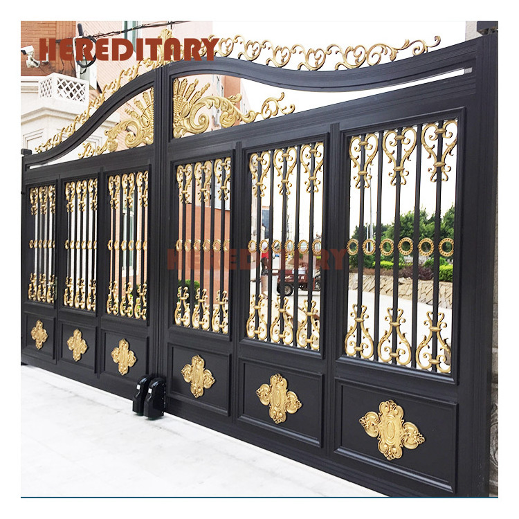 Fashion outdoor gates design driveway gates and boundary wall gate design