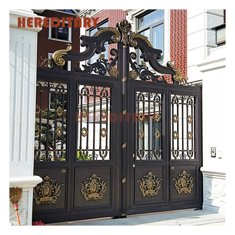 Iron fancy farm house gate indian house and wrought iron side gates