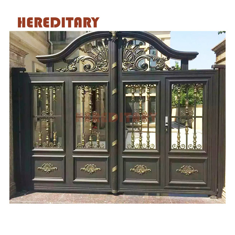 Iron fancy farm house gate indian house and wrought iron side gates