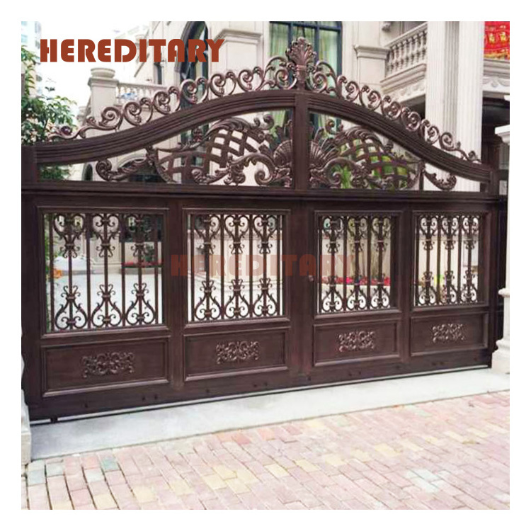 Iron fancy farm house gate indian house and wrought iron side gates