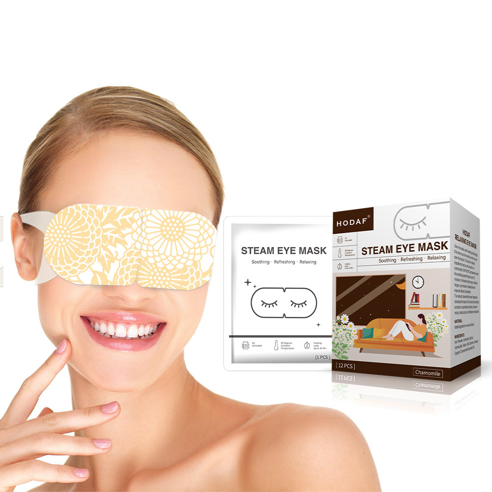 HODAF Moisturizing Eye patch Steam Warm Eye Mask Instant Self Heating Sleeping Eye Mask