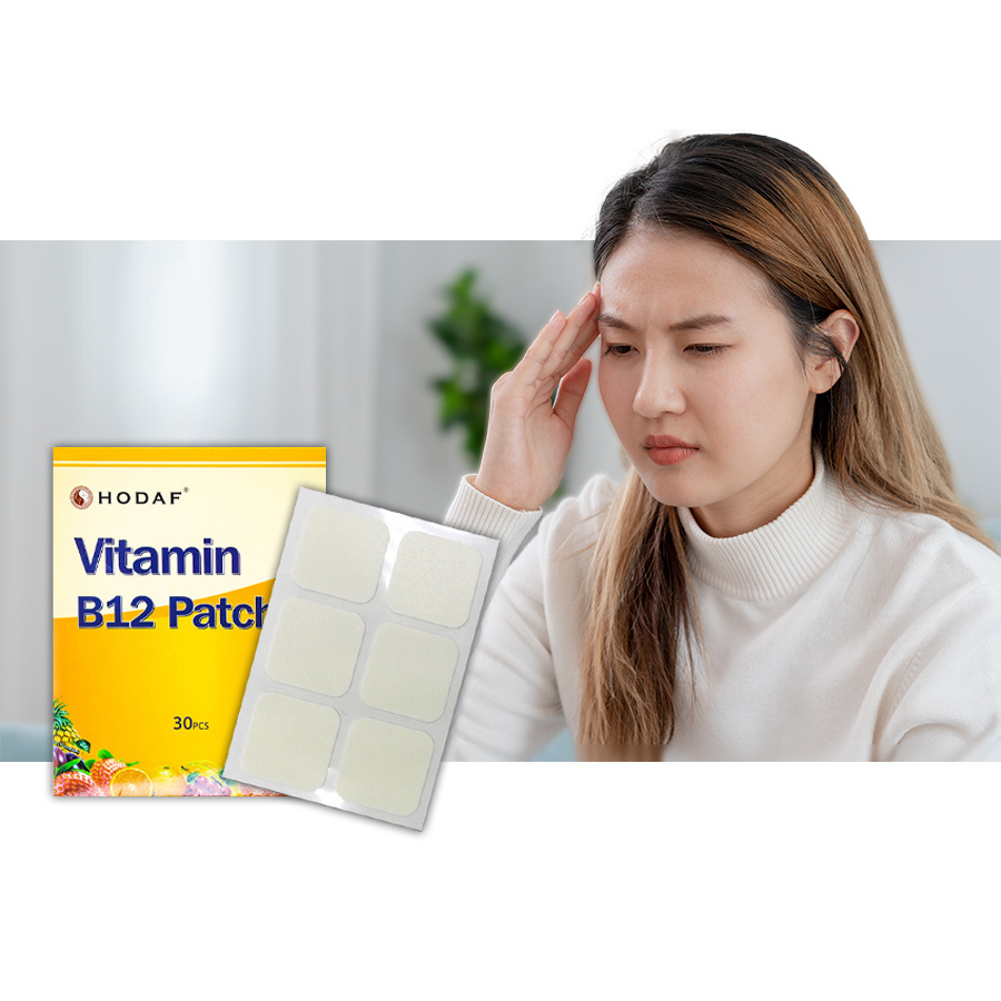 New Arrival Private label OEM party vitamin b12 transdermal complex anti hang over alcohol hangover patch