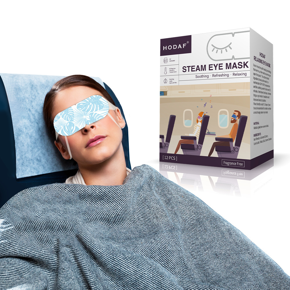 HODAF Moisturizing Eye patch Steam Warm Eye Mask Instant Self Heating Sleeping Eye Mask