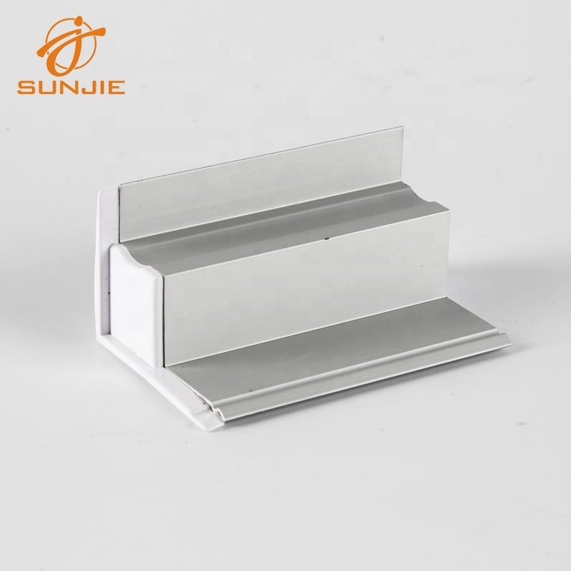 Corner mounted aluminum profile led for ceiling lighting with clear/frosted/milky cover