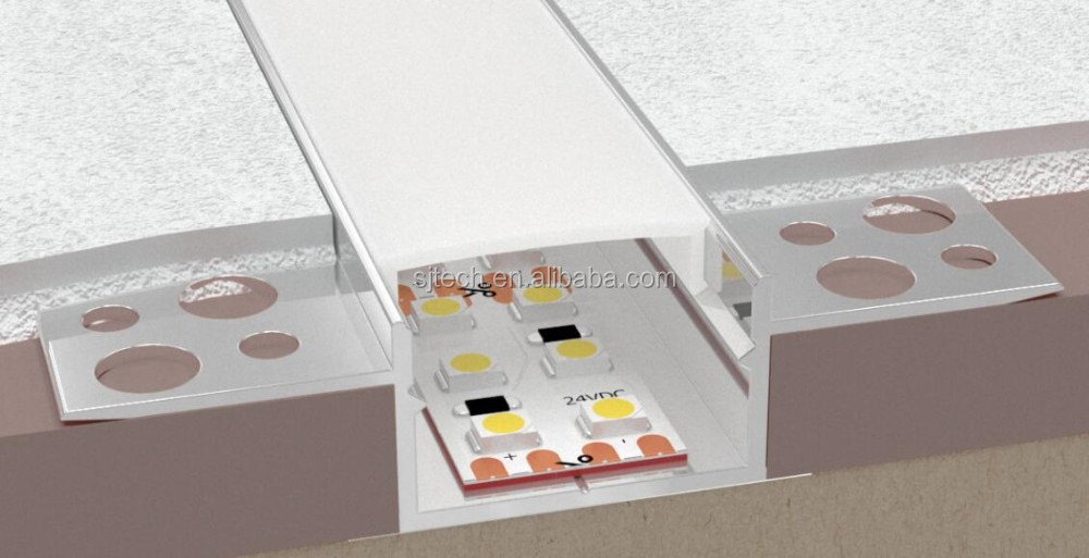 2m led extruded perfiles de aluminio for directional lighting