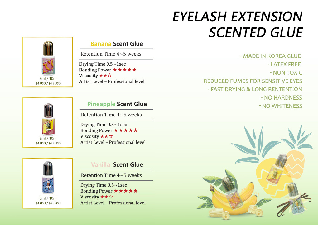 Vanilla glue / Long Lasting Eyelash Extensions Glue / High quality Glue Korea