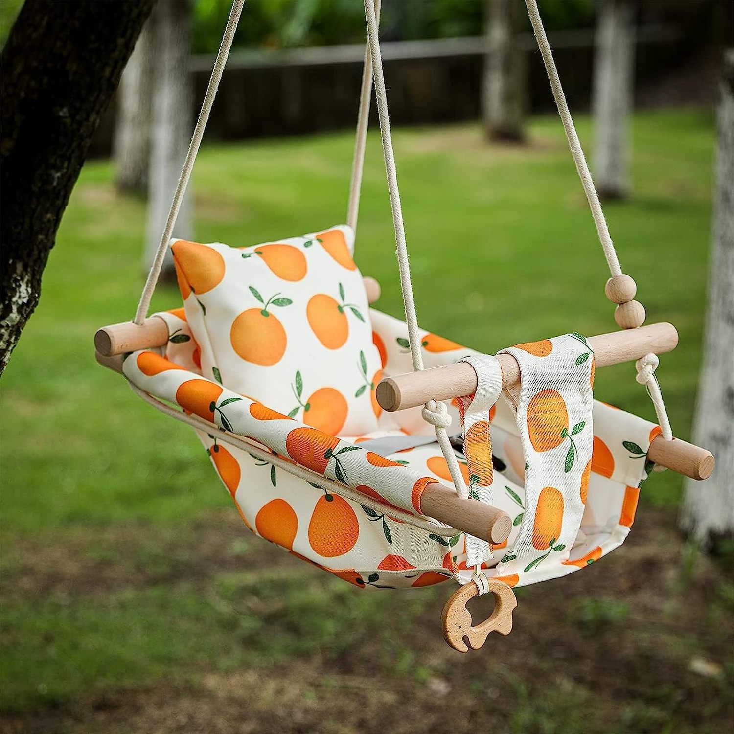 Indoor Hanging Swing Chair Seat Baby Hammock Swing Infants soft Hammock baby outdoor swings with Safety belt