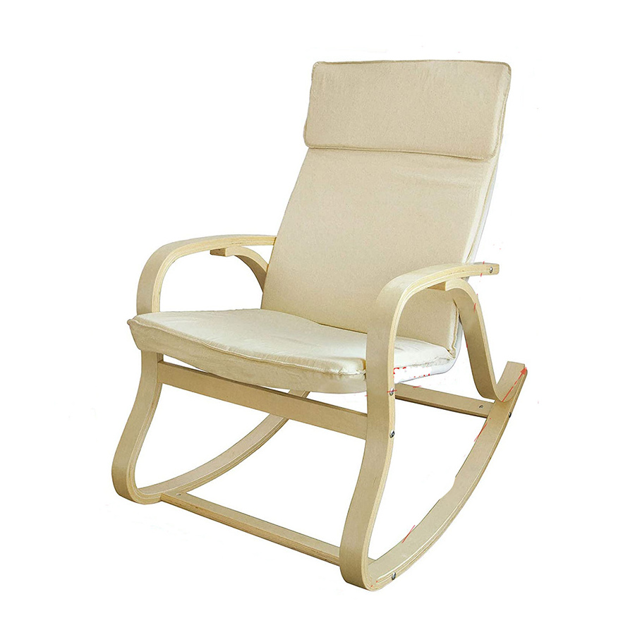 Factory wholesale modern wooden outdoor indoor sofa rocking chair