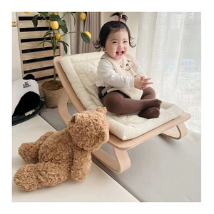 Baby Rocker soft Sleeping Crib Cradle infant wooden rocker baby Bouncer Baby Swing