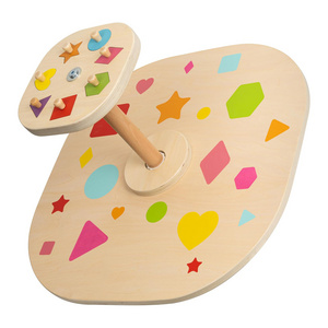 Chinese factory Spinner Seat Spinning wooden Toy Kids rocking seat playing set Classic Spinning activity Toy seat for Toddlers