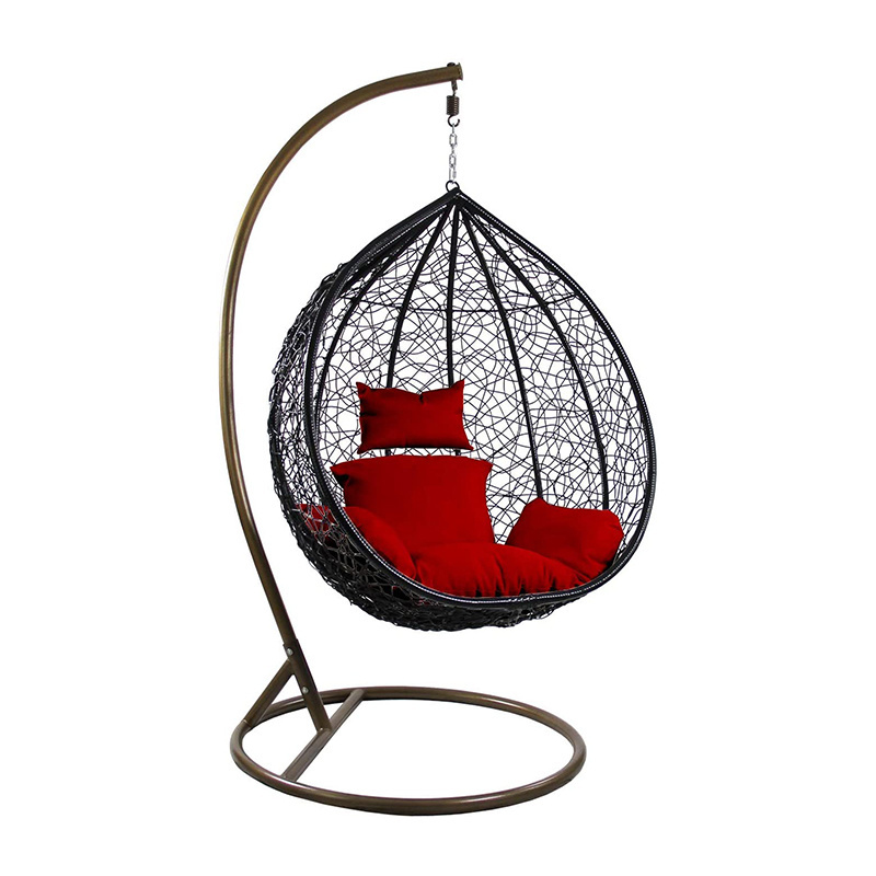 Garden Egg Shape Wicker Rattan Hanging Chair Outdoor Furniture Patio Swings