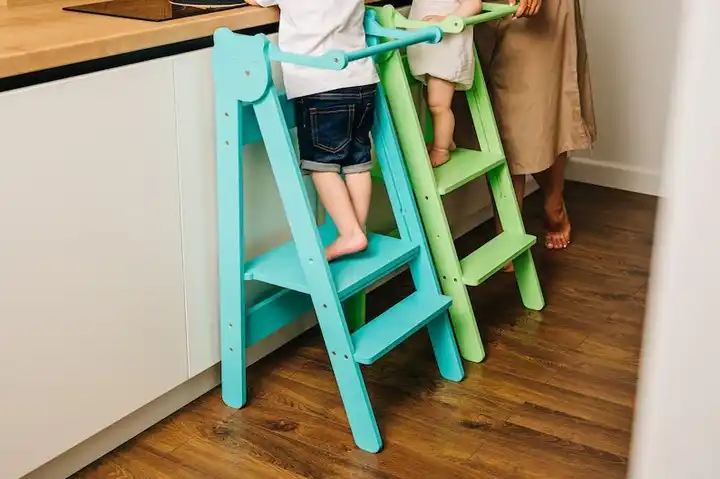 Foldable Step Stool kitchen helper stool foldable learning tower for toddlers