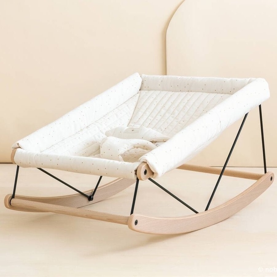 Factory wholesale wooden baby rocker chair baby swing chair baby chairs