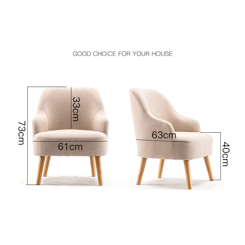 Hot selling single living room chair soft cushion living room chairs