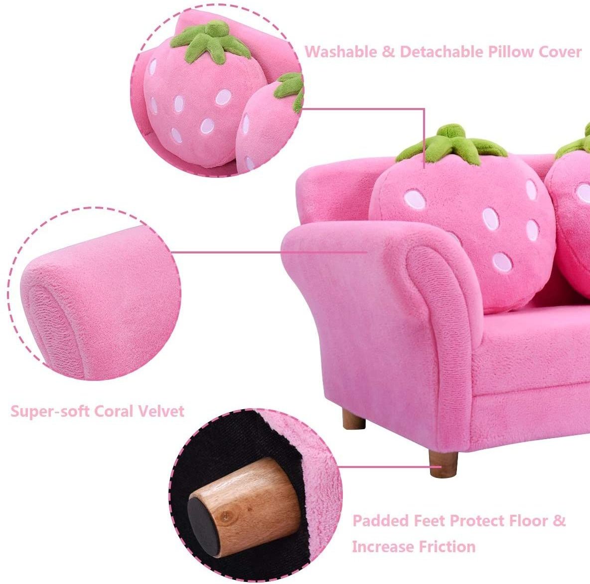 kids strawberry sofa mini sofa kids children sofa