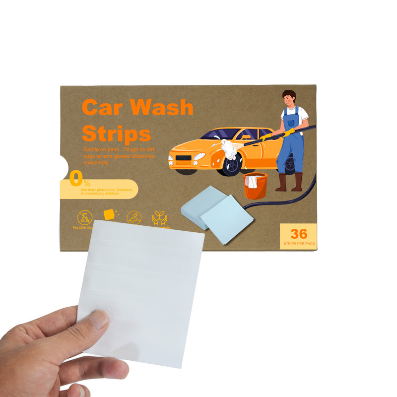 High Foam Washing Tablet Car Windshield Wash Cleaning Cleaner Sheet Safe For Truck Motorcycles