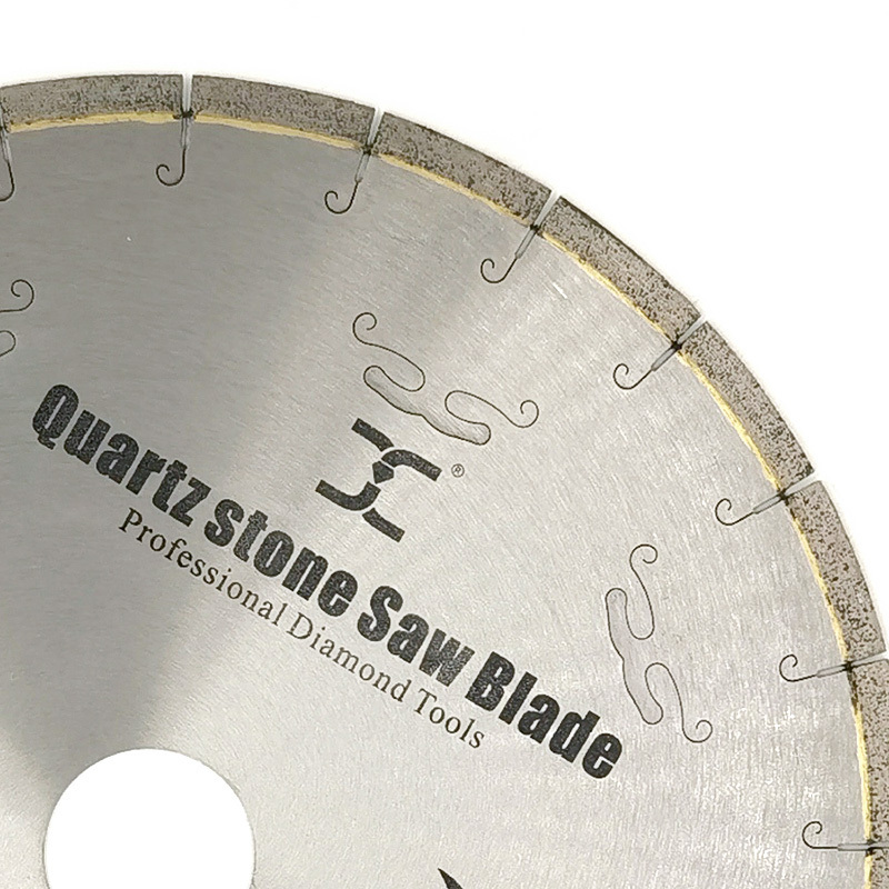 Fast cutting with low noise Diameter 14inch 350mm diamond segmented saw blade for quartz stone Engineered quartz sharp long life