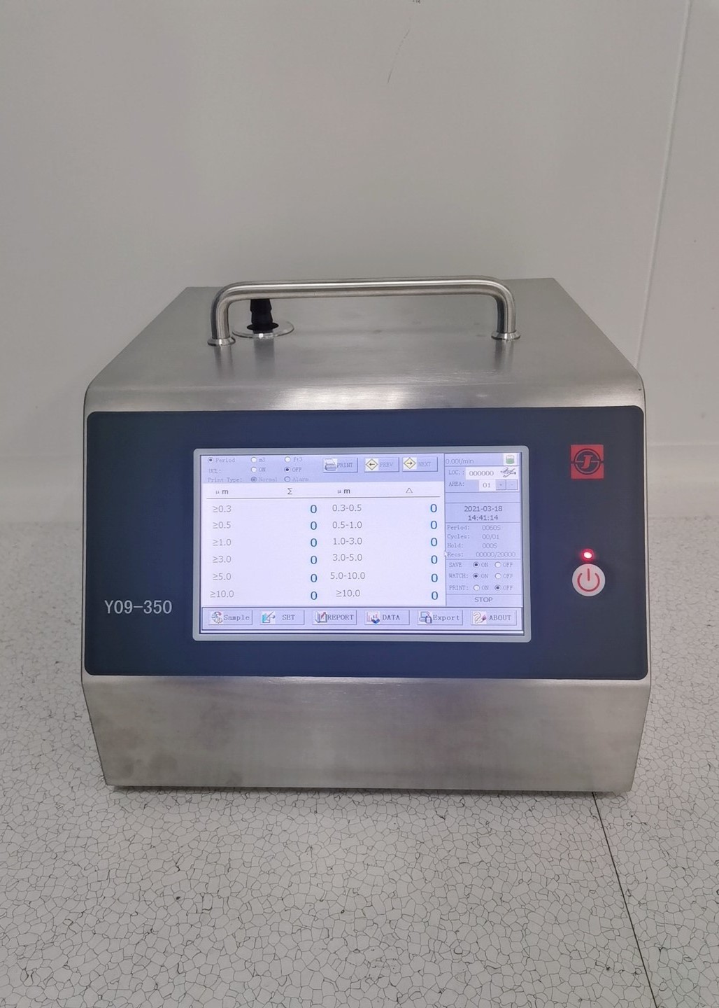 Y09-550 /Y09-350/Y09-5100 Laser Particle Counter for Cleanroom Monitoring