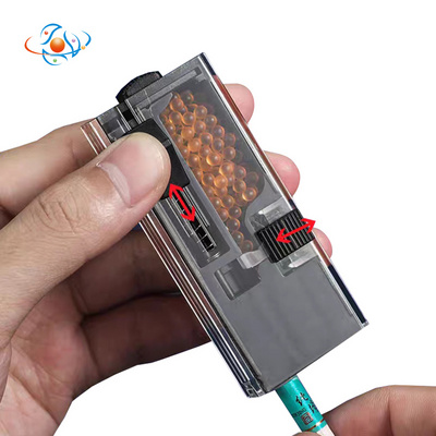 Cigarettes mentol ball flavor beads injector diy pop-up smoke push sigara  topu cigarette lighter Box