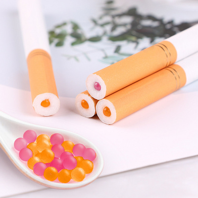 Cigarettes mentol ball flavor beads injector diy pop-up smoke push sigara  topu cigarette lighter Box