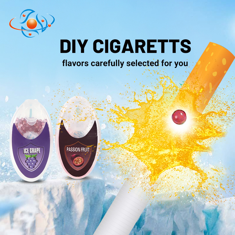 menthol peach beads smoke smoking crush balls popping ball cigarettes mint ball filler in cigarette